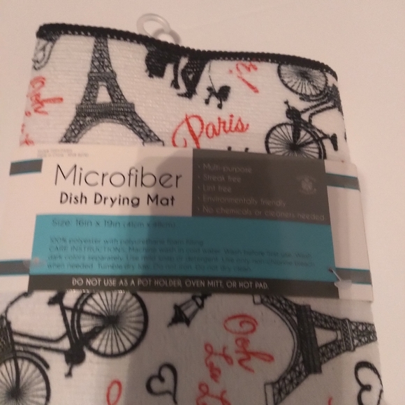Microfiber dish drying  mat size 16in x19in - Picture 2 of 4